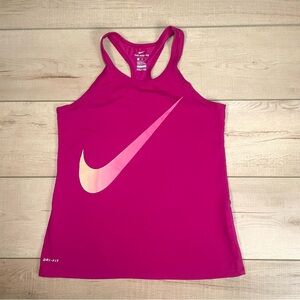 Nike Girls XL Pink Racerback Athletic Tank Top